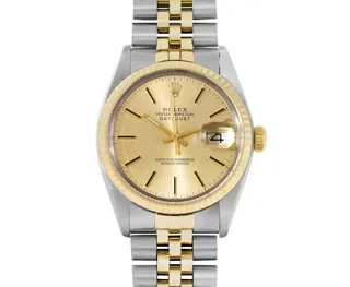 Rolex Datejust Yellow gold and Stainless steel Champagne