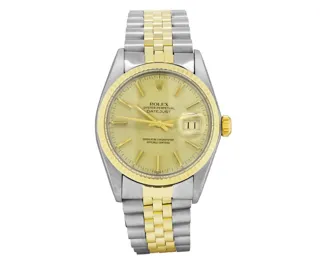 Rolex Datejust 36mm Yellow gold and Stainless steel Champagne