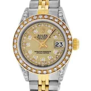 Rolex Datejust 26mm Stainless steel and 18k yellow gold Champagne