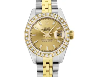 Rolex Datejust 26mm Stainless steel and 18k yellow gold Champagne