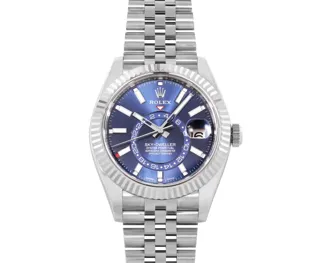 Rolex Sky-Dweller 42mm Stainless steel and 18k white gold Blue