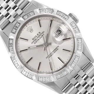 Rolex Datejust 36mm Stainless steel Silver