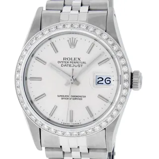 Rolex Datejust 36mm Stainless steel Silver