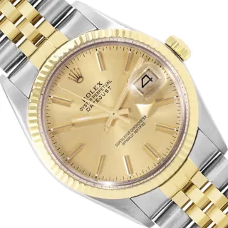 Rolex Datejust 36mm Stainless steel and 18k yellow gold Champagne