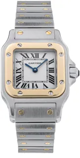 Cartier Santos W20012C4 Yellow gold and Stainless steel Silver