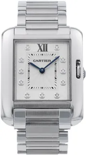 Cartier Tank Anglaise W4TA0003 Stainless steel Silver