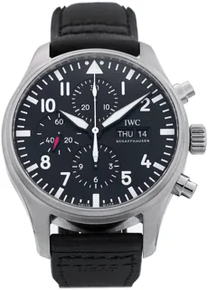 IWC Pilot IW377709 Stainless steel Black