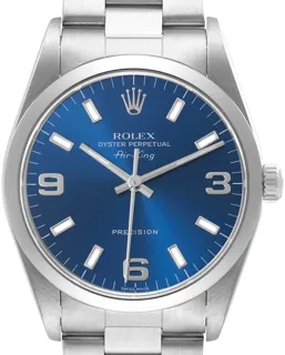 Rolex Air King 14000 34mm Stainless steel Blue