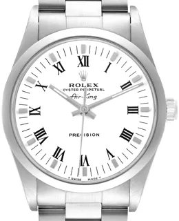 Rolex Air King 14000 34mm Stainless steel White