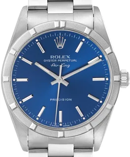 Rolex Air King 14010 Stainless steel Blue