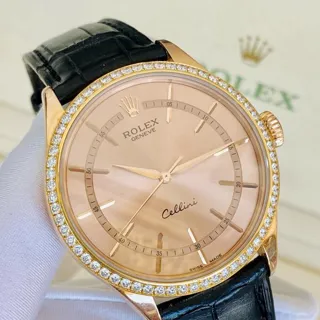 Rolex Cellini 50705 Rose gold Pink