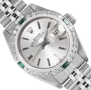 Rolex Date Stainless steel Silver