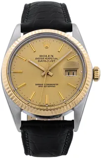 Rolex Datejust 36 16013 Yellow gold and Stainless steel Champagne