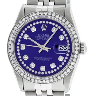 Rolex Datejust Stainless steel Blue