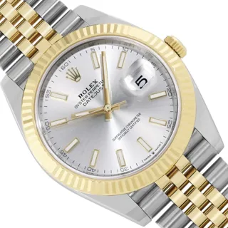 Rolex Datejust Stainless steel and 18k yellow gold Silver