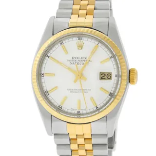 Rolex Datejust Stainless steel and 14k yellow gold Silver