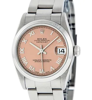 Rolex Datejust Stainless steel Salmon