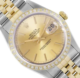 Rolex Datejust 36mm Stainless steel and 18k yellow gold Champagne