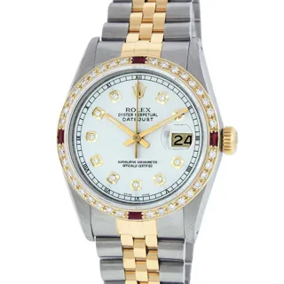 Rolex Datejust 36mm Stainless steel and 18k yellow gold Silver