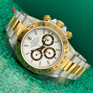 Rolex Daytona 116523 40mm Yellow gold and Stainless steel White