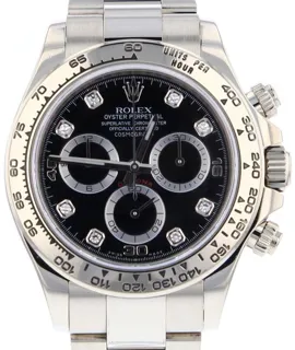 Rolex Daytona 116509 ( DIAL) 40mm White gold Black