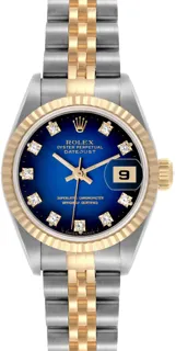 Rolex Lady-Datejust 69173 Stainless steel Blue