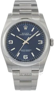 Rolex Oyster Perpetual 116000-0002 36mm Stainless steel Blue