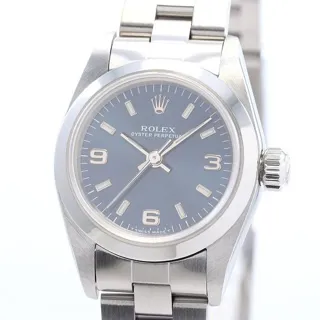 Rolex Oyster Perpetual 67180 Stainless steel Blue