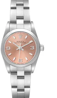 Rolex Oyster Perpetual 76080 Stainless steel Salmon