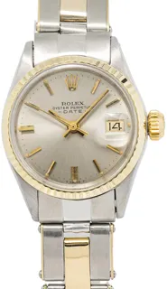 Rolex Oyster Perpetual Date 6517 25mm Stainless steel White