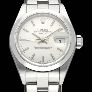 Rolex Oyster Perpetual Date 79160 26mm Stainless steel Silver