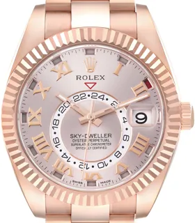 Rolex Sky-Dweller 326935 42mm Rose gold Sundust rose