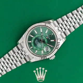 Rolex Sky-Dweller 336934 42mm Stainless steel Green