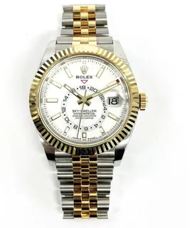 Rolex Sky-Dweller 336933 (TWO-TONE) 42mm Yellow gold and Stainless steel White