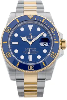 Rolex Submariner 116613LB Yellow gold and Stainless steel Blue