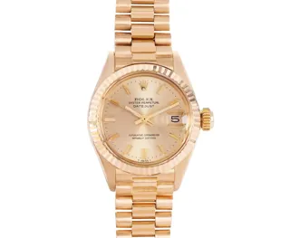 Rolex Datejust 26mm 18k yellow gold Champagne