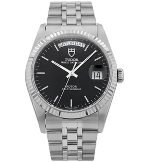 Tudor Date-Day 76214 Stainless steel Black