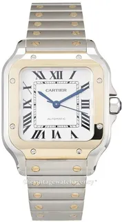 Cartier Santos 100 W2SA0007 35mm Stainless steel White