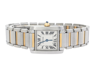 Cartier Tank Française W51007W4 Yellow gold and Stainless steel