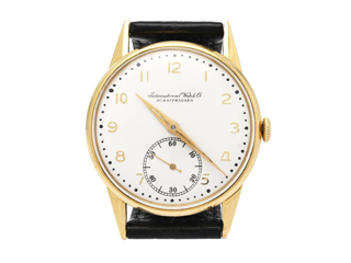 IWC 18k yellow gold