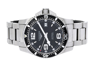 Longines HydroConquest L3.642.4.56.6 Stainless steel Black