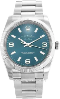 Rolex Air King 114210/3 34mm Stainless steel Blue