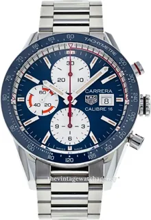 TAG Heuer Carrera CV201AR.BA0715 Ceramic and Stainless steel Blue