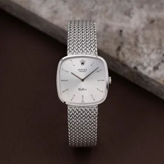 Rolex Cellini 4311 30mm White gold Silver