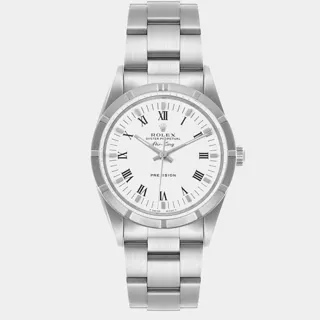 Rolex Air King 14010 34mm Stainless steel White