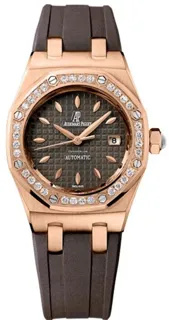 Audemars Piguet Royal Oak 77321OR.ZZ.D080CA.01 33mm Rose gold Brown