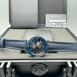 Blancpain Fifty Fathoms Bathyscaphe 5000-0240-052A Ceramic Blue