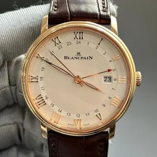 Blancpain GMT Date 6662-3642-55B 40mm Red gold White