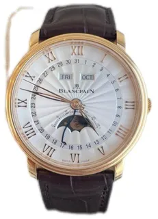 Blancpain Villeret 6664-3642-55B 40mm Red gold White