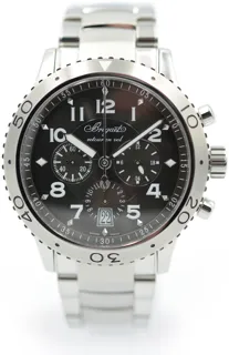 Breguet Type XXI 3810ST/92/SZ9 Stainless steel Ruthenium Arabic